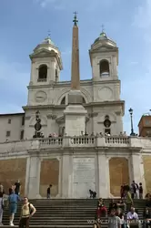 Церковь Тринита-деи-Монти и Обелиск Салюстиано