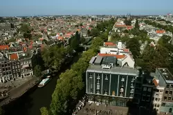 Музей Анны Франк и канал Принцев в Амстердаме