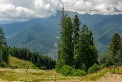 Горы Кавказа летом