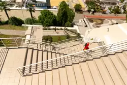 Лестница к набережной и пляжам в Сочи
