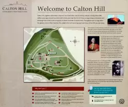 Калтон Хилл — карта