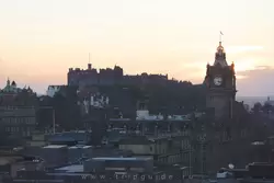 Замок Эдинбурга на закате