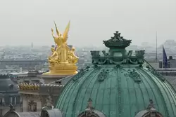 Купол Оперы Гарнье в Париже