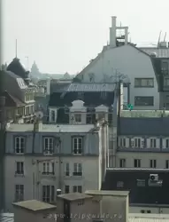 Вид из окна отеля Royal Aboukir в Париже