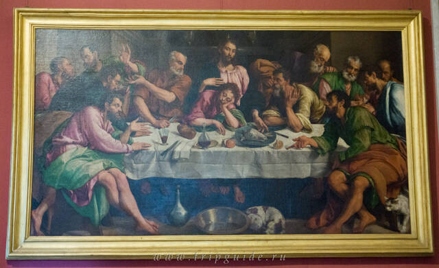Якопо Бассано «Тайная Вечеря», 1542