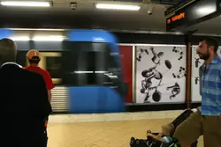 Фото метро Стокгольма
