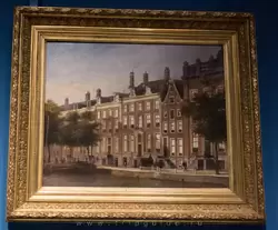 «Дом Виллет-Хольтхайузен» Каспарус Карсен, 1865 — Луиза была горда за дом, который она унаследовала у отца. Чтобы показать здание лучше, художник не нарисовал несколько деревьев на канале Херенграхт