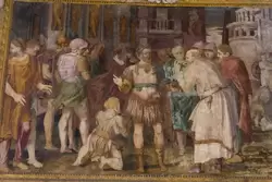 Фреска Единство государства — Галерея Франциска I в Фонтенбло