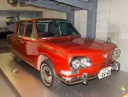 Hino Contessa 1300 Sedan, 1965 — редкий японский автомобиль, который был построен по лицензии Рено, с задним расположением двигателя. Это помогло компании было развиваться после войны