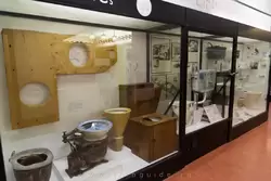 Экспозиция унитазов в Музее Науки в Лондоне