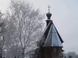 Никольская деревянная церковь на территории кремля в Суздале
