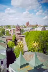 Вид со звонницы Спасо-Преображенского монастыря
