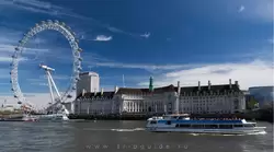 London County Hall and London Eye