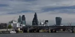 Лондонский Сити — вид с Темзы