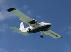 Самолет Britten-Norman BN-2A Islander авиакомпании Anguilla Air Services, бортовой номер VP-AAS