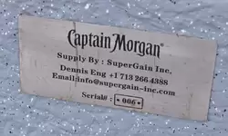 Производство статуй Капитана Моргана поставлено на поток, каждый имеет такой идентификационный номер