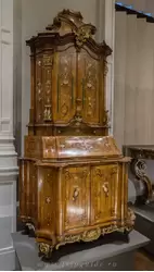 Письменный кабинет, 1738 г., Германия, Майнц, вероятно Генрих Людвиг Роде, дизайн разработан Каспаром Ротвеллером в 1742 г.
