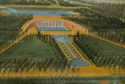Визит Луи 14 в Шато де Жувизи — поместье принадлежало главе секретной полиции, он расширил его в том же стиле, что и в Версале, но в меньшем масштабе