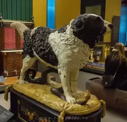 «Bashaw» (шишка, 1832-1834) — пёс породы ньюфаундленд был любимой собакой графа Дадлей
