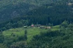 Горная ферма на Эйдфьорде в Норвегии