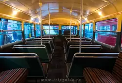 Двухэтажный автобус типа RT — интерьер второй палубы, Музей транспорта Лондона