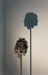«Шедевр» Тим Нобл и Сью Вебстер — работа представляет собой паразитов из металла, собранных в нечто шароподобное, однако тень от этого предмета на стене образует автопортрет художников
