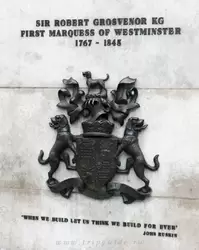 Памятник Роберту Гросвенору (Robert Grosvenor) в Лондоне в районе Белгравия