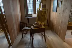Малая мастерская — рабочее место ученика в доме-музее Рембрандта 