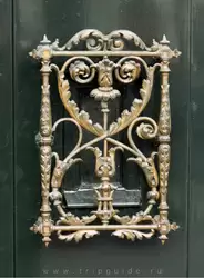 Ручка двери Дома с колоннами в Амстердаме