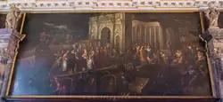 Андреа Вичентино «Прибытие Энрико III в Венецию» (Andrea Vicentino «Ambasceria a Enrico III») — Зал четырёх дверей