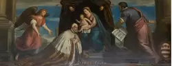 Марко Вечеллио (Marco Vecellio) «Дож Леонардо Донато преклоняется перед Девой Марией» — Зал компаса во Дворце дожей