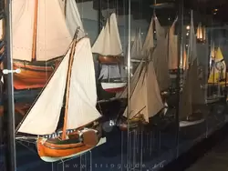 Модели яхт в Морском музее Амстердама