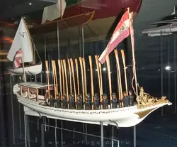 Модель королевский яхты в Морском музее Амстердама
