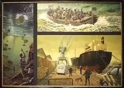Триптих «Линия Африка – Голландия» Питер ван Дунген, 1966 (<span lang=nl>«Africa – Holland Line» Peter van Dongen</span>)