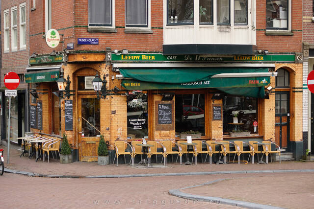 Типичное кафе в Амстердаме