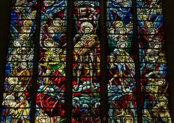 Витраж в Кафедральном соборе церкви Христовой в Оксфорде