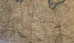 Россия на глобусе 1740 года — Музей истории и науки в Оксфорде