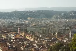 Вид на Ниццу с Замковой горы