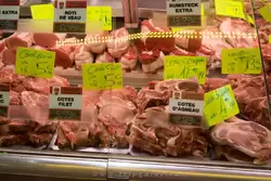 Мясной магазин в Ницце