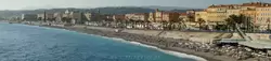 Панорама пляжа Ниццы