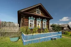 Дом лесника из деревни Отары (изба крестьянина), Этнографический музей Козьмодемьянска