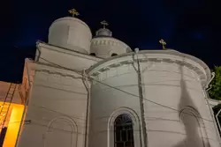 Купола и алтарь Троицкого собора в Кинешме