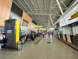 Новый терминал аэропорта Казань, табло отправлений