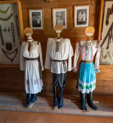 Одежда горных мари в Этнографическом музее Козьмодемьянска