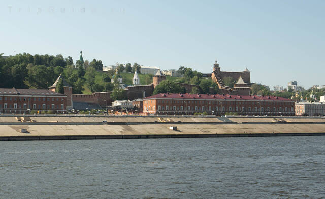 Панорама Нижнего Новгорода с борта теплохода