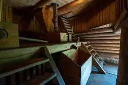 Ветряная мельница внутри, Этнографический музей Козьмодемьянска