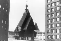 Кострома, Церковь Преображения из села Спас-Вёжи, 1628 г. Находилась в Ипатьевском монастыре. Сгорела в сентябре 2002 г.