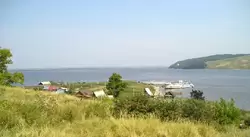 Остров Свияжск, вид на Волгу