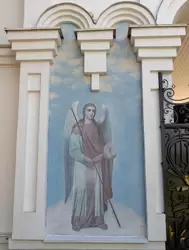 Фреска надвратной колокольни Зилантова монастыря