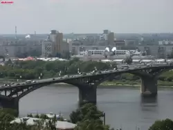Мост через Оку в Нижнем Новгороде